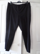 TU SMART BLACK TROUSERS  size 20 R (inside leg 28