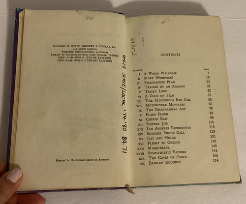 The Shattered Helmet Franklin W Dixon Hardy Boys Series #52 Hardcover 1973 - Picture 12 of 18
