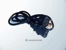 AC IN Power Cord Cable Plug Lead For Hannspree LCD Monitor HDMI TV HDTV