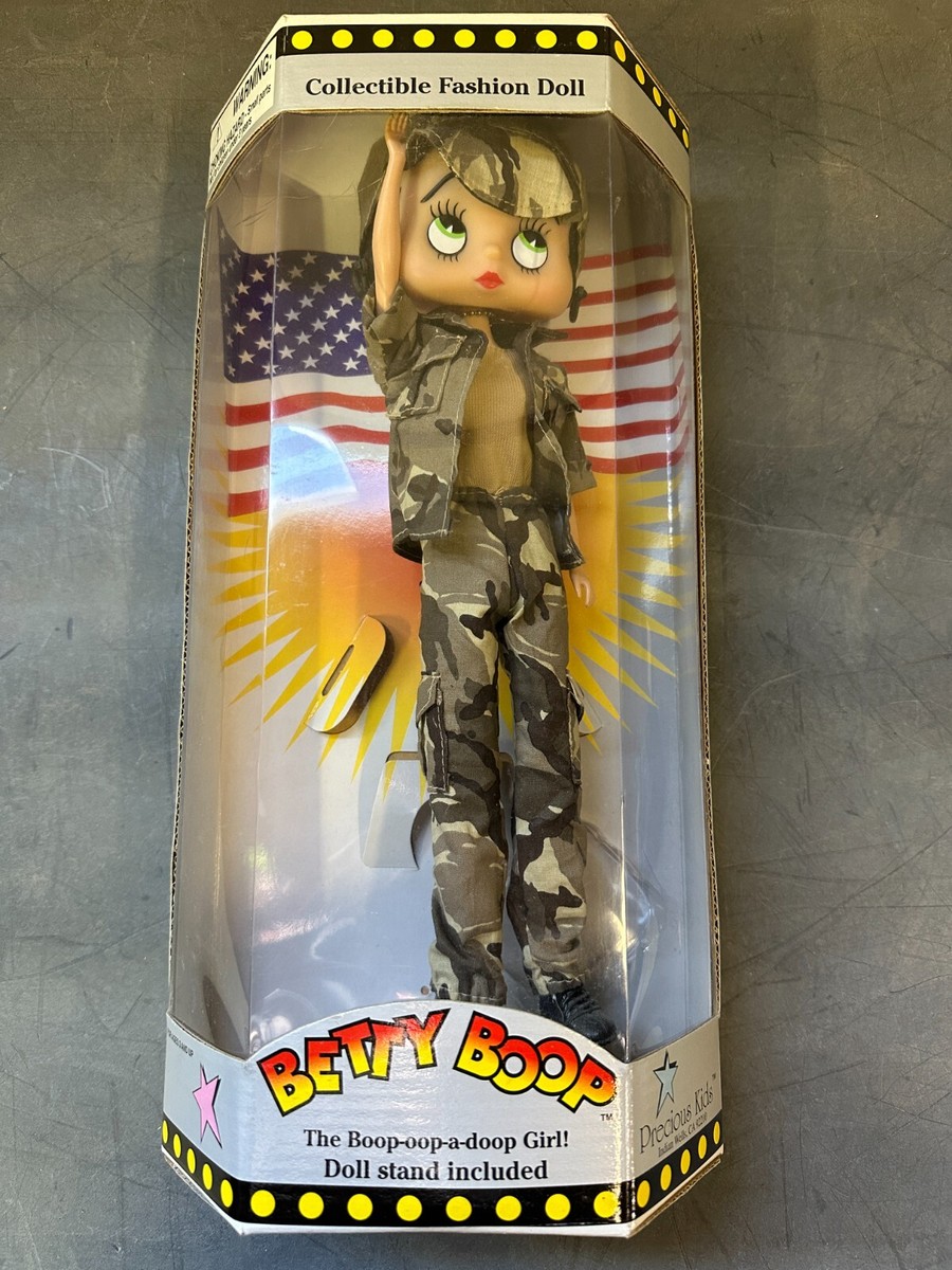 ベティ・ブープ　ファッションドール BETTY BOOP Precious Kids Collectible Fashion Doll 1998 Army