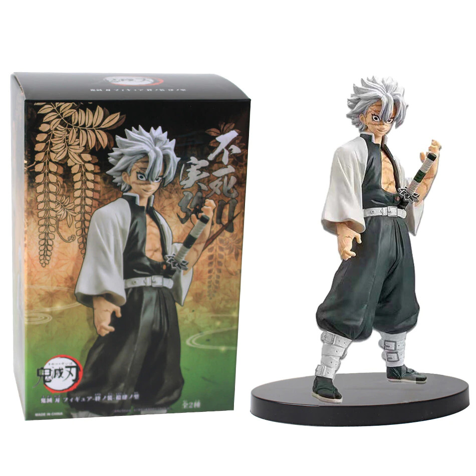 ANIME DEMON SLAYER Kimetsu No Yaiba Kokushibou 12 Statua in PVC Modello giocattolo EUR 0,91