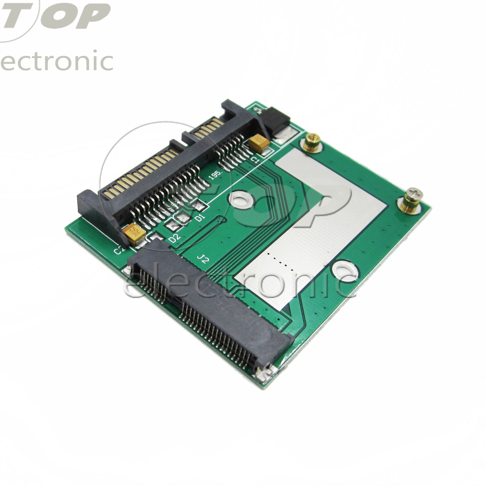 Mini PCI-e MSATA to 2.5''  SATA Adapter Converter Card Module Blue /Green NEW