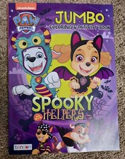NEW - Nickelodeon Paw Patrol Jumbo Coloring And Activity Book "Spooky Helpers"