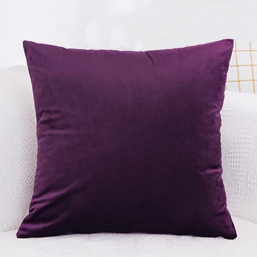 40.6cm 45.7cm 50.8cm 55.9cm 61cm Samt Schlicht Kissenbezüge Heim Sofa Dekor > - Bild 18 von 49