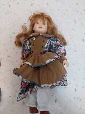 bambola in ceramica alta cm 40 vitage