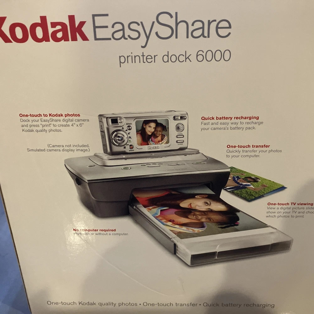 Kodak Easyshare Photo Printer Dock for CX/DX 6000 LS 600 Series Digital Cameras
