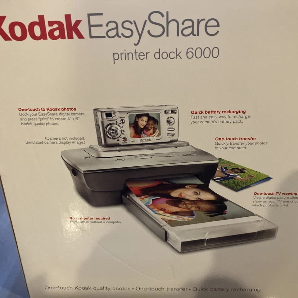 Kodak Easyshare Photo Printer Dock for CX/DX 6000 LS 600 Series Digital Cameras - Image 4 of 4