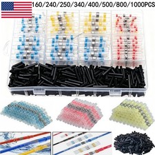 160/1000PCS Waterproof Solder Seal Wire Connectors -Heat Shrink Connectors Kit