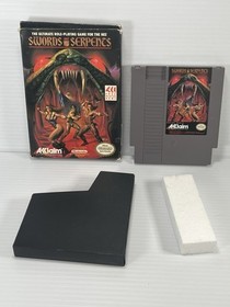 Swords and Serpents (Nintendo Entertainment System, NES) with BOX Tested