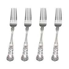 Gorham Blossom 18/10 Stainless Steel Salad Fork (Set of Four)