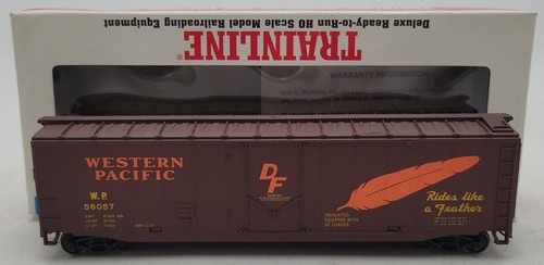 Coche de carga Walthers 931-675 escala HO Western Pacific 50' puerta enchufable #56057 nuevo en caja | Condition: New