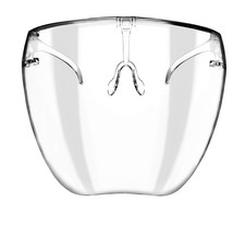 - Protective Face Shield Full Cover Visor Glasses/Sunglasses Anti-Fog/Blue L...