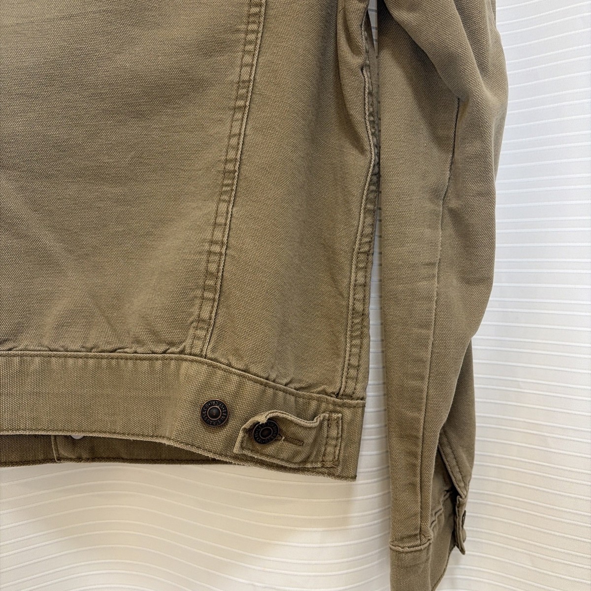 EUC AUTHENTIC LEVIS XS TOBACCO FIELD TRUCKER JACKET RICK GRIMES SCREEN  ACCURATE