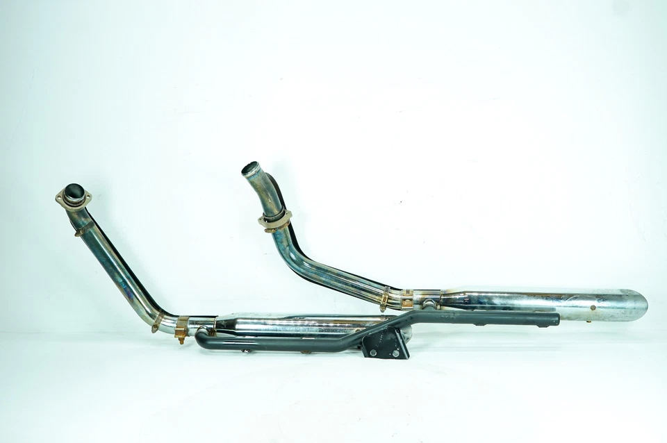 04 Harley Heritage Softail Escape Cabezal Tubos Silenciador DOBLADO Screamin Eagle 1361 Foto 2 de 4