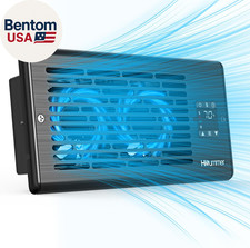 Register Booster Fan for 4" X 10" Floor Register, Quiet 10-Speed Vent Fan Booste