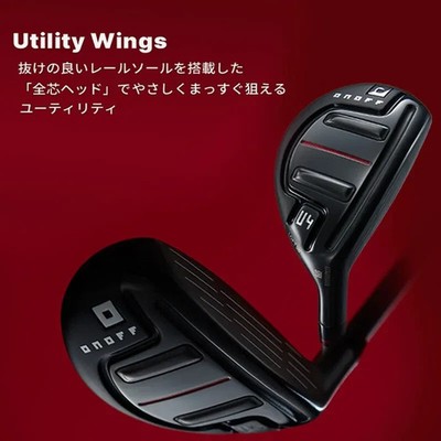 ONOFF AKA 2024 UT Wings Hybrid 6H Smooth Kick MP524U Graphite R2