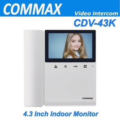 Commax Wired Intercom CDV-43K Fine View Video Door Phone Monitor