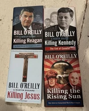 Lot of 4 Bill O'Reilly KILLING SERIES Books with Dust Jackets Jesus Reagan Linco