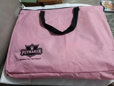 PETMAKER Portable Pop Up Pet Play Pen with Carrying Bag Pink