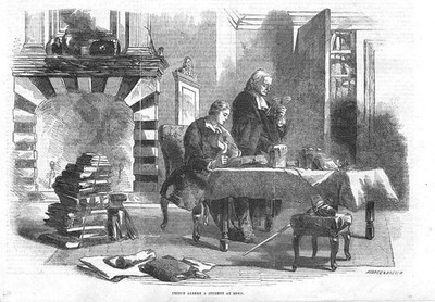 Prinz Albert als junger Student - Antiker Druck 1846