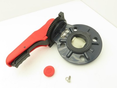 Asahi 1730020 Type 56 2'' PVC/EPDM Butterfly Valve T-56 Manual Lever Operated