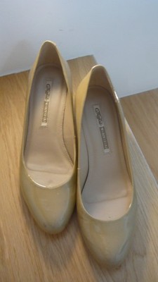 Buffalo  London  Schuhe Pumps Lackleder Beige Gr. 39