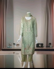 Women  s Indian Pakistani party wear Bollywood readymade kurti set with dupatta