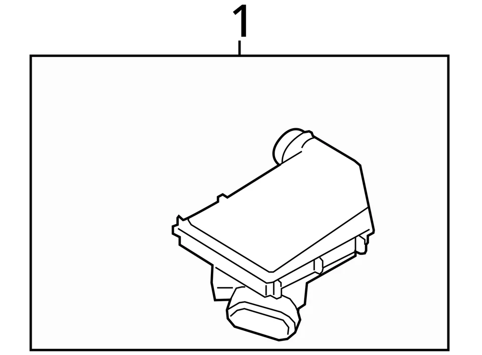 Air Cleaner 3.0L Turbo Fits 10-17 BMW 535i GT 2653963 - Image 4 of 4
