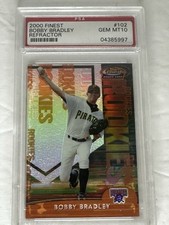 2000 Topps Finest - Rookies Bobby Bradley #102 Refractor /500 (RC)