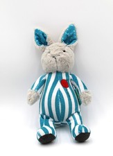 11" Gray Goodnight Moon Cuddle Bunny Bean Bag Plush Toy Kids Preferred 2017 EUC