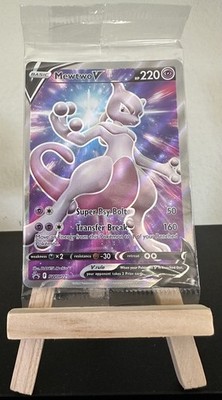 SEALED Mewtwo V SWSH229 Black Star Promo Full Art Holo Pokémon GO