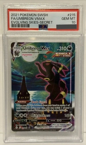Umbreon VMAX #215/203 2021 Pokemon SWSH Evolving Skies PSA 10 GEM MINT