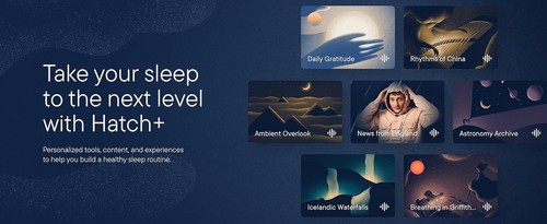 Hatch Restore 2 Sunrise Budzik, Maszyna dźwiękowa, Sen bez ekranu (szpachl) - Zdjęcie 15 z 15