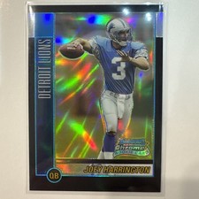 2002 Topps Chrome Joey Harrington Black Refractor Rookie Card #131 /500. rookie card picture