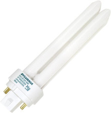 20672 Compact Fluorescent 4 Pin Double Tube 3500K, 18-Watt