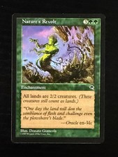 MTG Magic the Gathering Tempest Nature's Revolt - Near Mint Vintage