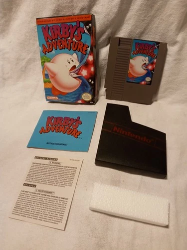 Kirby's Adventure (NES Nintendo Entertainment System, 1993) Complete CIB Tested