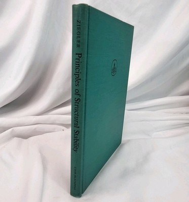 Principles of Structural Stability Hans Ziegler 1968 Hardcover Engineering