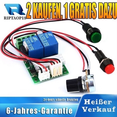 DC 6V-24V PWM Motor-Drehzahlsteller Reversible Controller Forward Reverse Switch