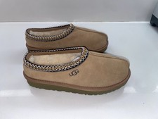 UGG Tasman Women s Brown Suede Wool Lined Slip-On Slippers US 9
