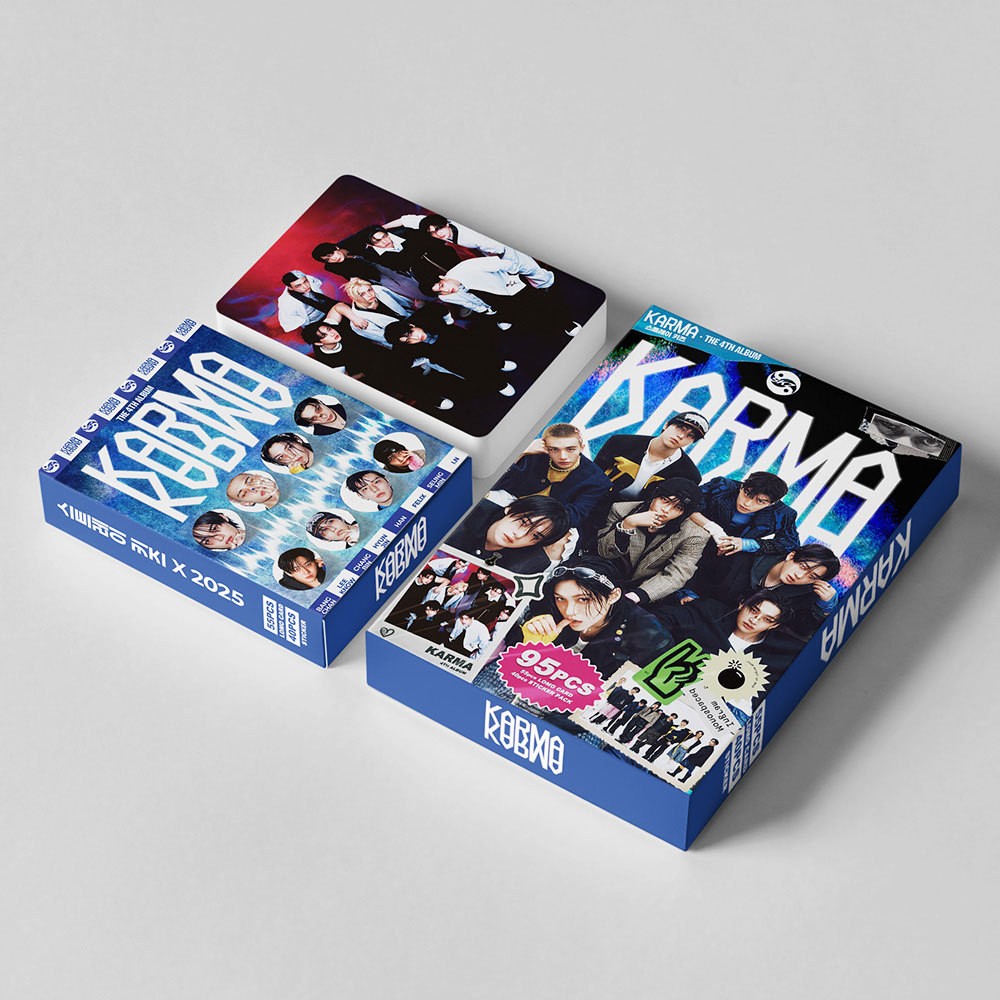 NVKRLFYD 4 Pack 120Pcs Stray Kids Lomo Cards - Photocards Album 2024 Mini Photos Pour Fans