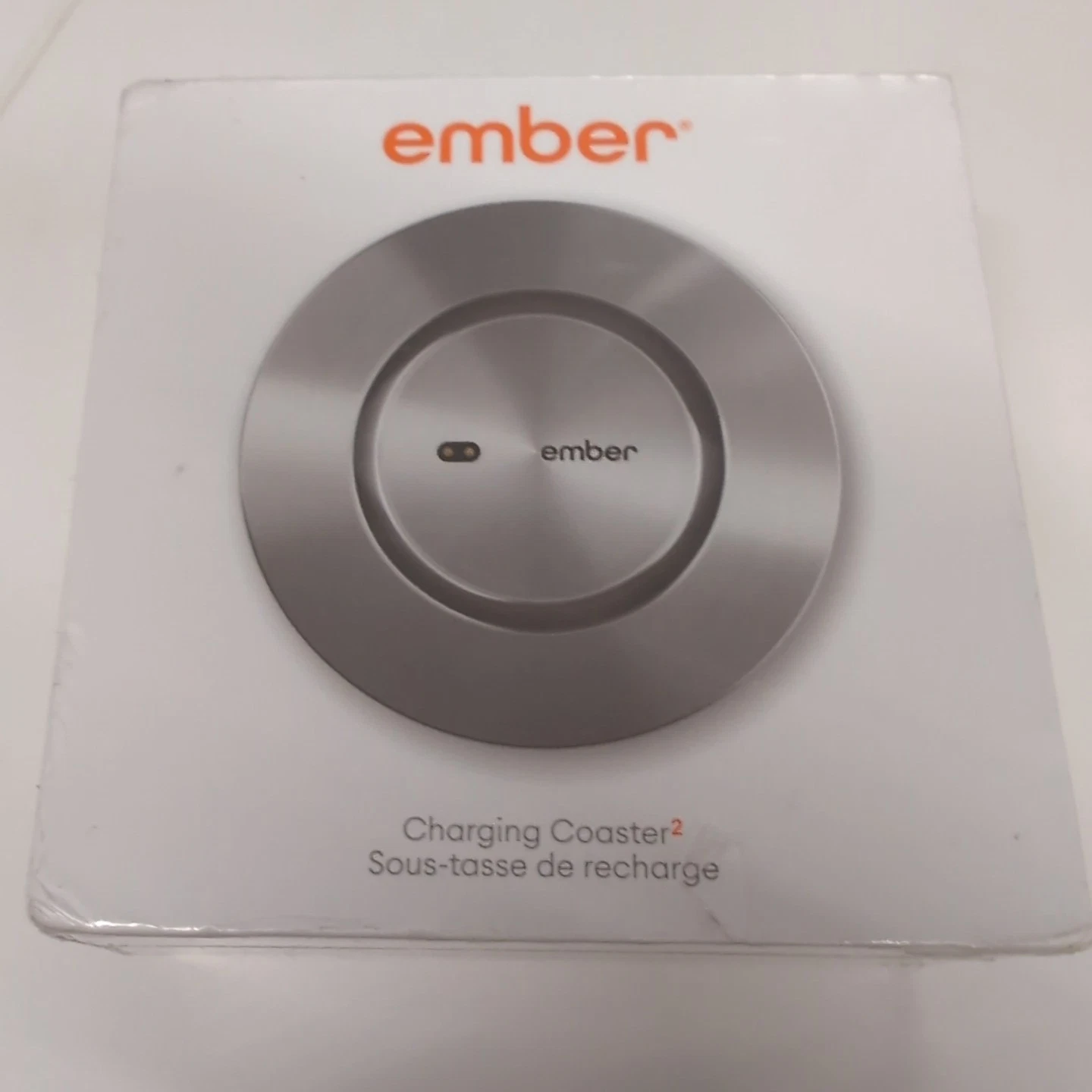 Ember - Charging Coaster 2 - Stainless Steel NEW Sealed
