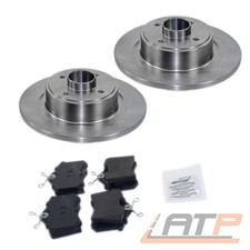 BREMSSCHEIBEN VOLL Ø300 + RADLAGER + BREMSBELÄGE HINTEN FÜR RENAULT VEL-SATIS