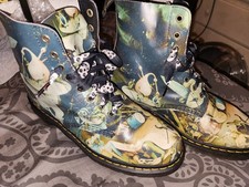DOC MARTENS BOSCH EARTHLY DELIGHTS HTF PRINT SZ13 BOOTS