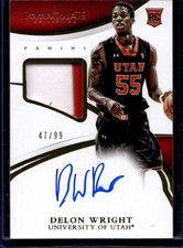 2016 National Treasures Collegiate Delon Wright #/99
