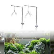 2x Aquarium Light Bracket Mount Fish Tank LED Light Rack for Fish Freshwater