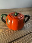 Vintage Made in Japan Pumpkin Lidded Ceramic Container Sugar Bowl Fall Decor — photo 2