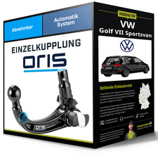 Abnehmbare Anhängerkupplung für VW Golf VII Sportsvan 2014-2020 Typ AM1 Oris NEU