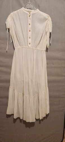 OFF WHITE Zimmermann abito da festa donna bianco sporco colore panna elegante taglia 3