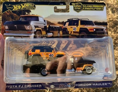 Hot Wheels Premium Team Transport Toyota FJ Cruiser #40 Retro Rig Truck Set 2025